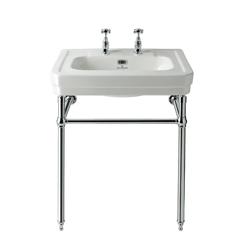 bayswater victrion 640 basin with Ornate washstand and optional towel rail