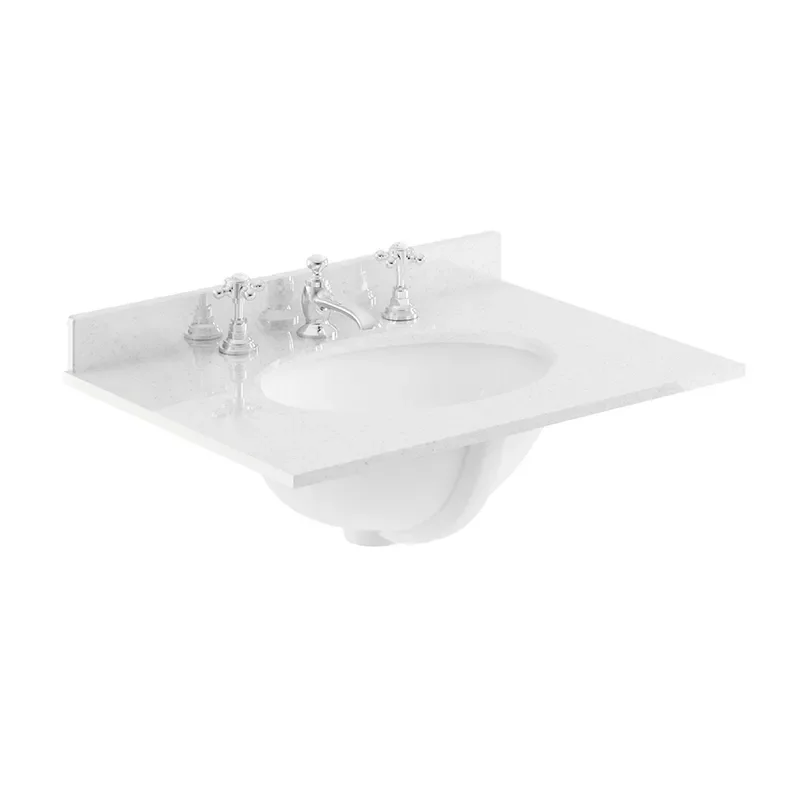 Image for Bayswater Victrion 600 Earls Grey Vanity Unit with Marble Top