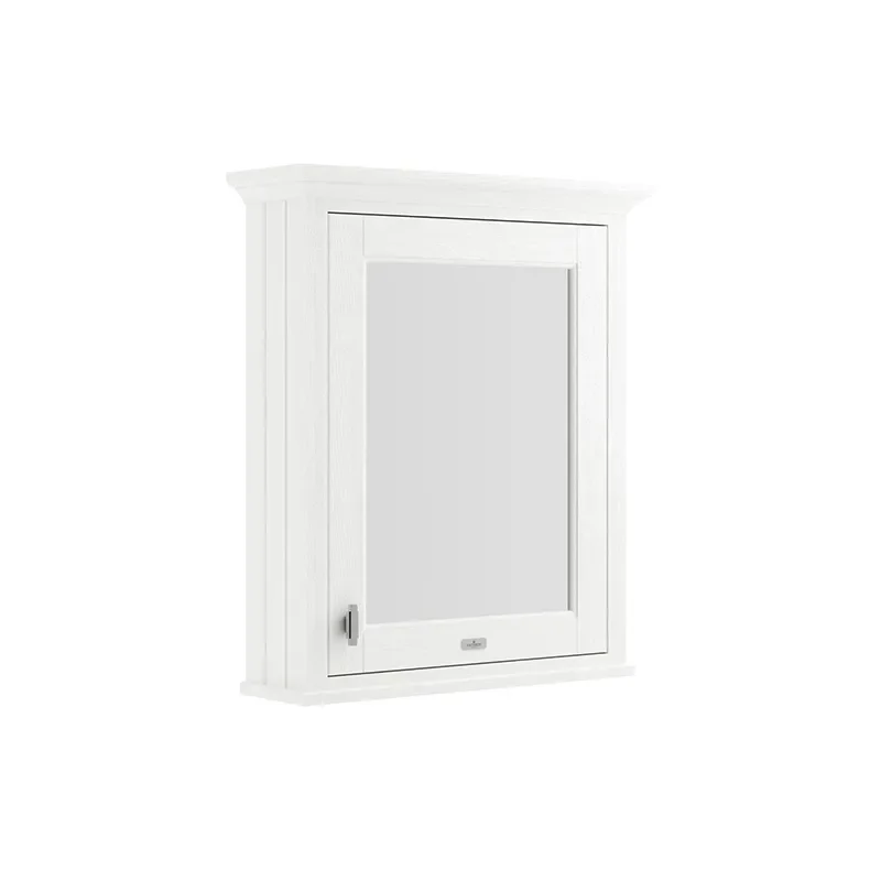 BC Designs victrion 600 traditional mirror cabinet in nimbus white