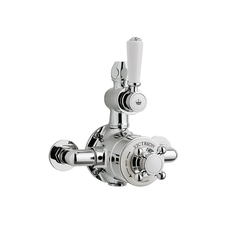 Image for Bayswater Victrion Chrome Rigid Riser Shower Kit with Head and Optional Exposed Valve