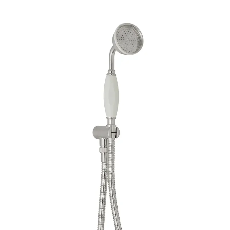 BC Designs victrion brushed chrome wall mounted handshower set