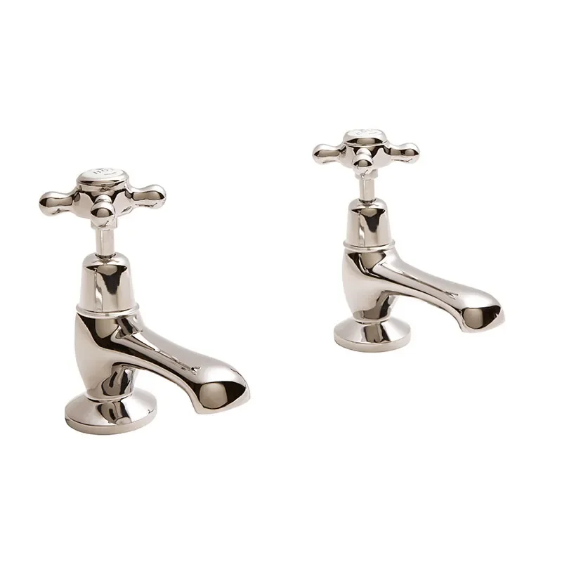 bayswater victrion nickel crosshead basin pillar taps