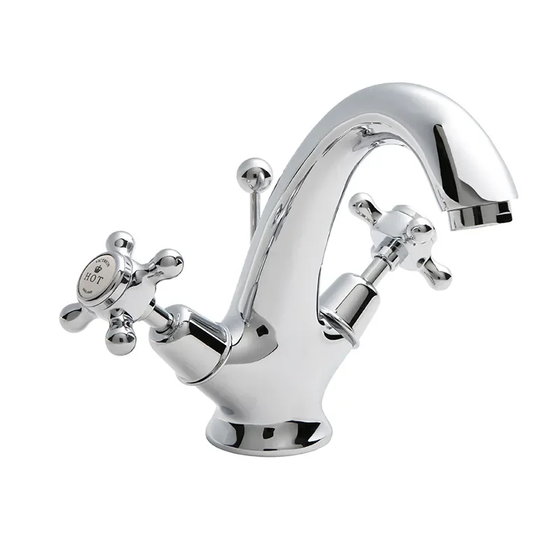 bayswater victrion chrome crosshead mono basin mixer tap