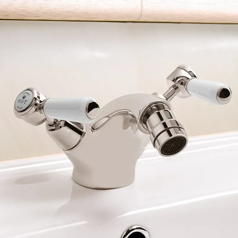 bayswater victrion nickel lever mono bidet mixer tap