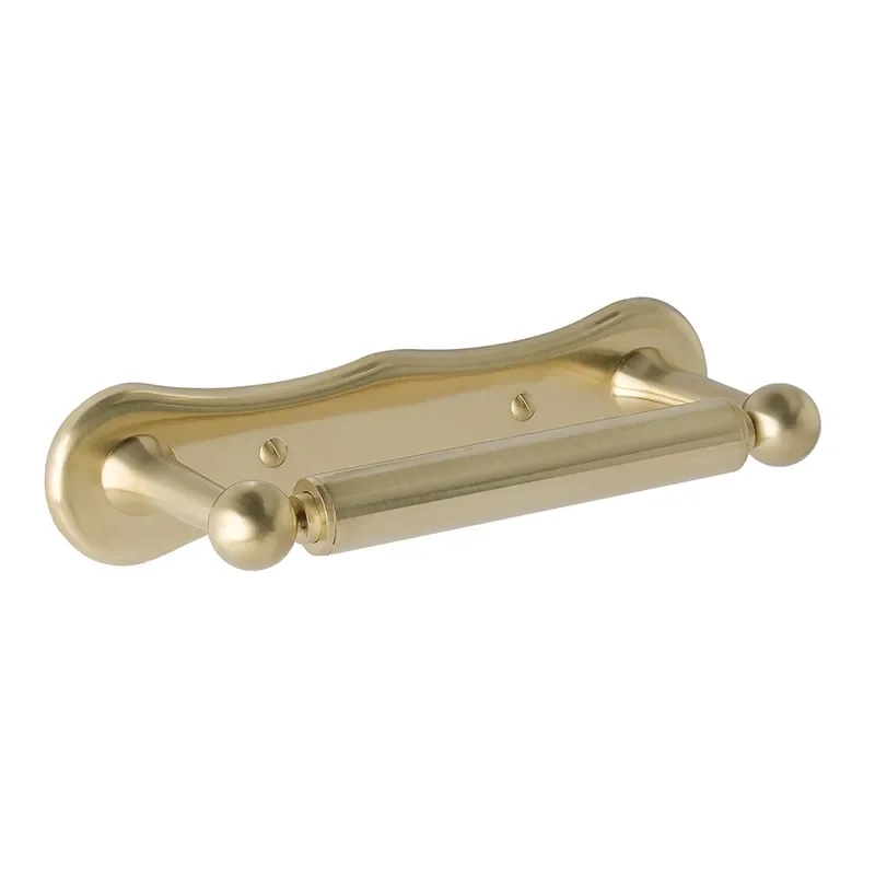 bayswater victrion traditional brushed gold toilet roll holder