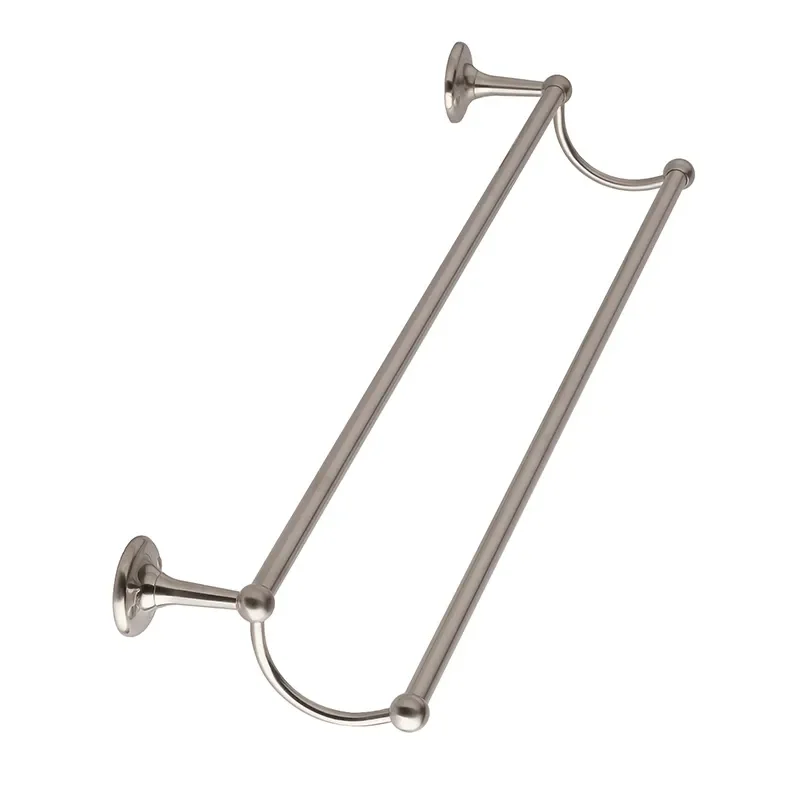 BC Designs victrion brushed nickel double towel rail