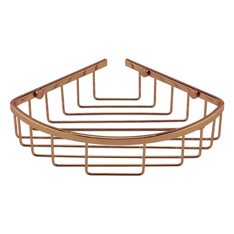 BC Designs victrion copper corner shower basket