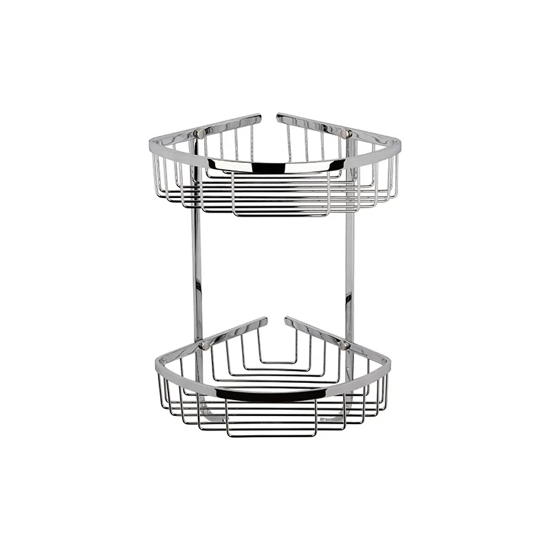 BC Designs victrion chrome double corner shower basket