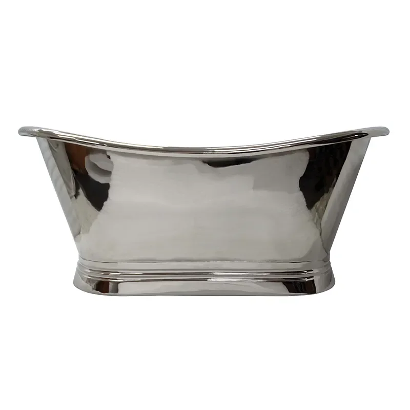 bc designs 1500 copper boat bath with inner nickel & outer nickel