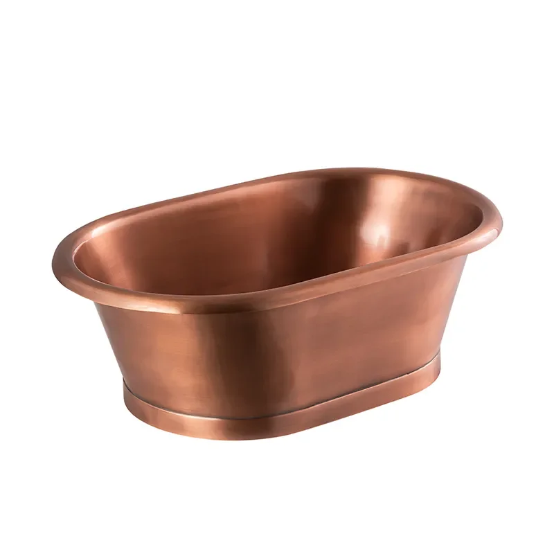 bc designs copper countertop basin 530mm with inner antique copper & outer antique copper