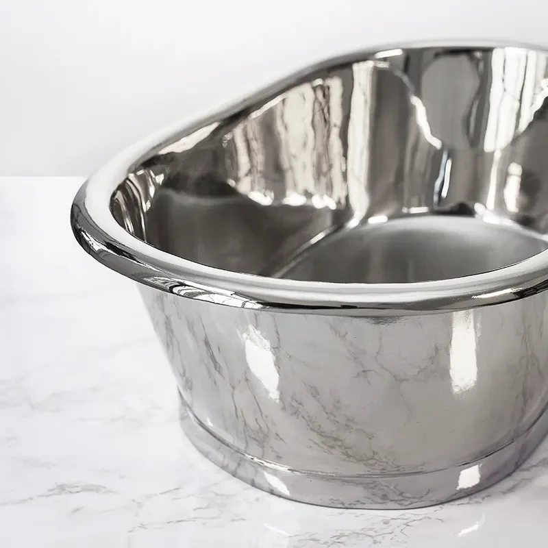 bc designs copper countertop basin 530mm with inner nickel & outer nickel