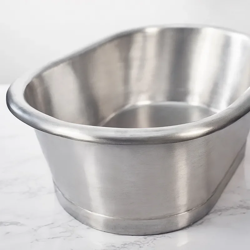 bc designs copper countertop basin 530mm with inner tin & outer tin