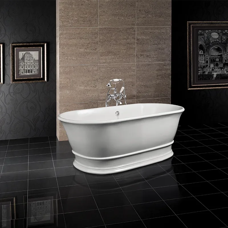 bc designs bampton 1600 white freestanding bath
