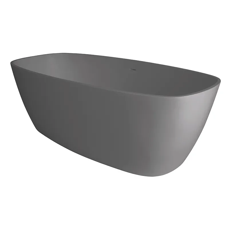 bc designs vive 1600 industrial grey freestanding bath