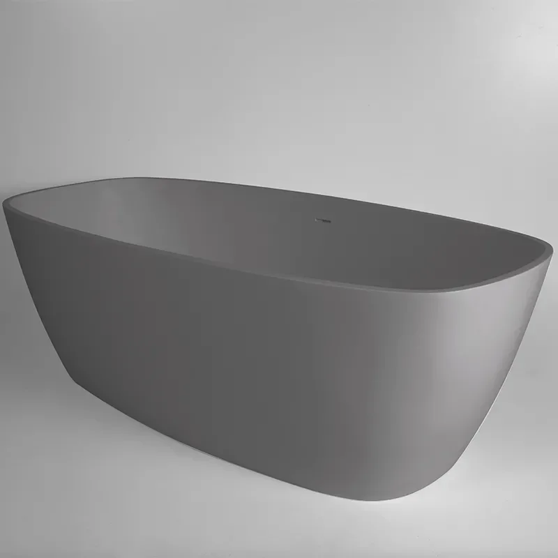 bc designs vive 1600 industrial grey freestanding bath