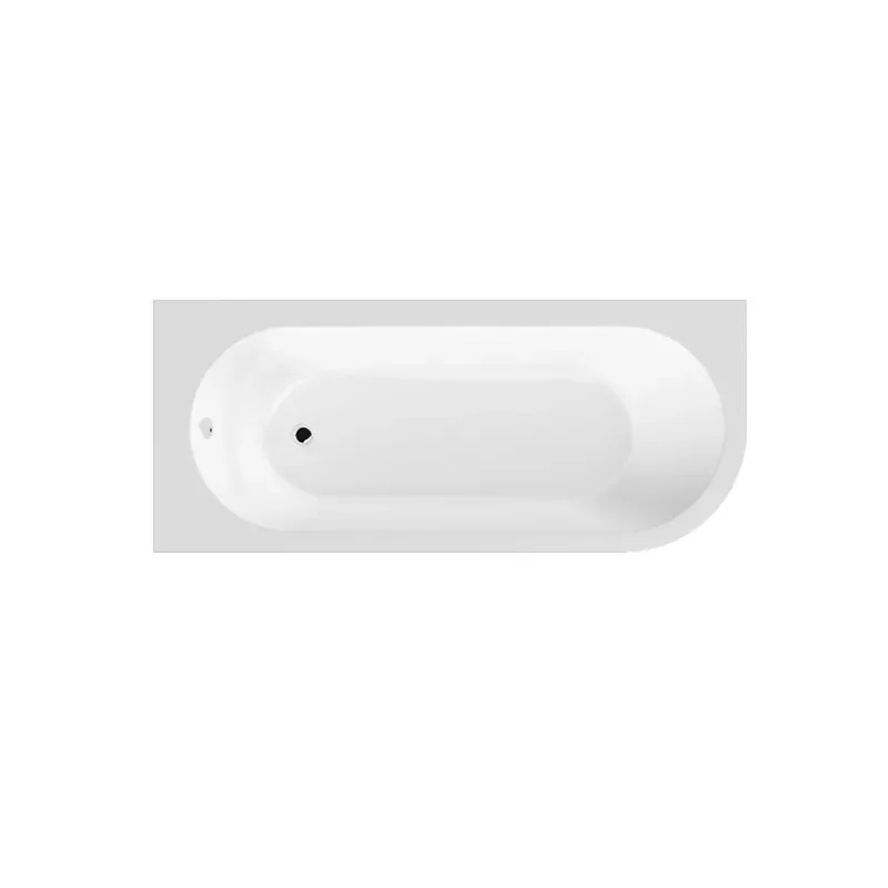 bc designs amerina 1700 white corner bath lh