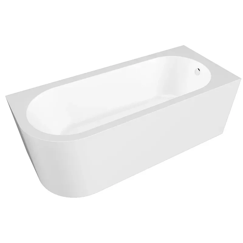 bc designs ancorner white corner bath rh