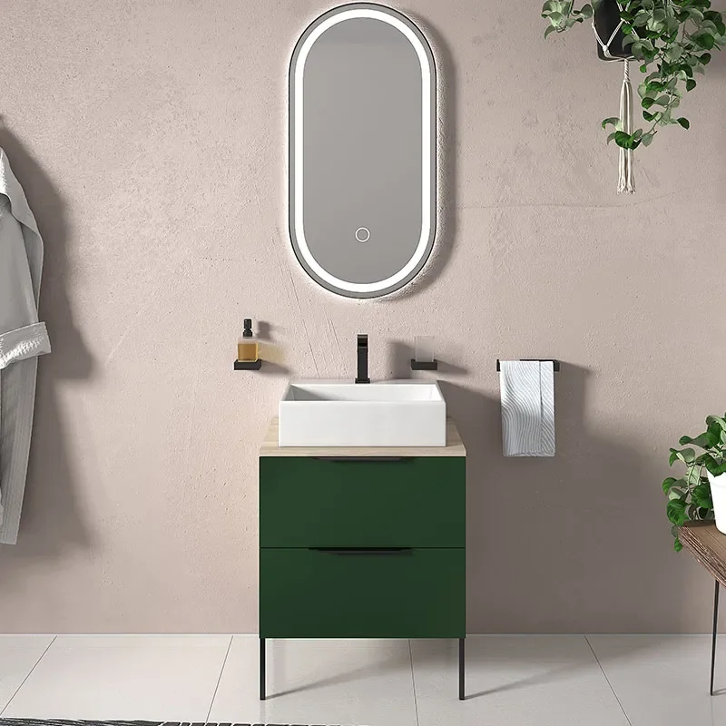 Alani 600 Green Vanity Rectangular Sink