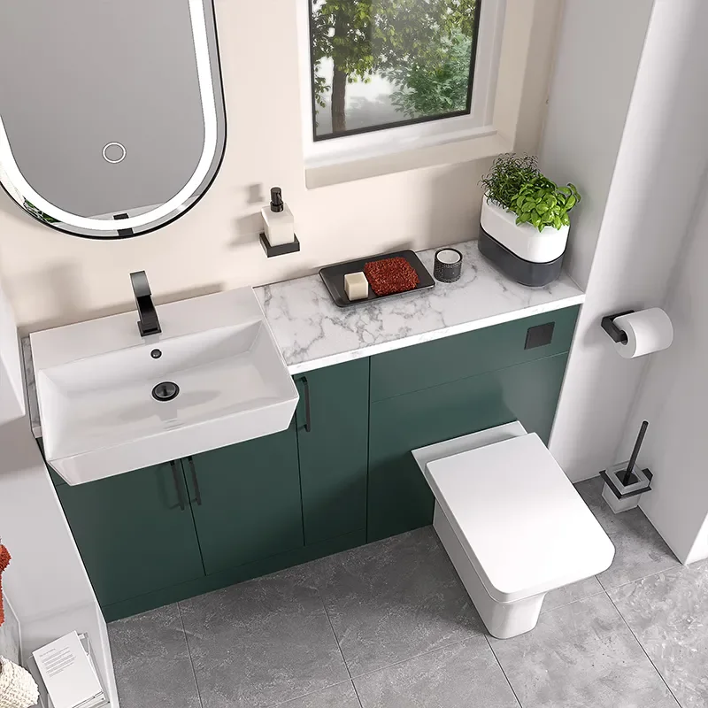 oliver 1400 green fitted furniture black