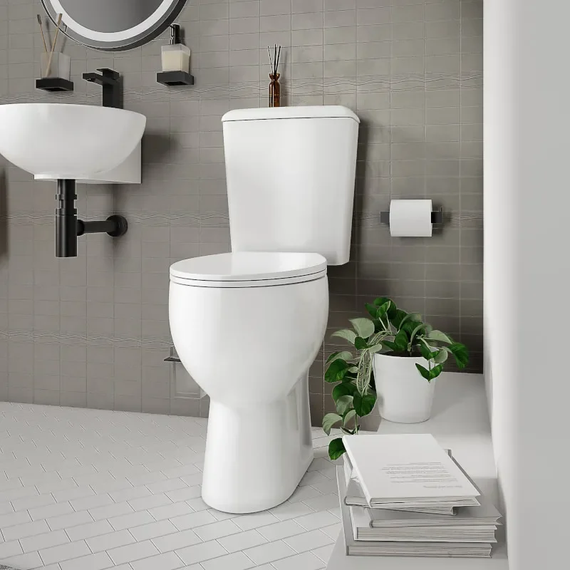 tesla petite bath suite basin toilet black