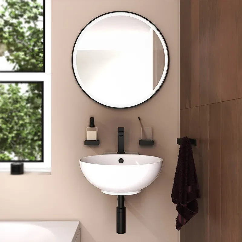 tesla petite bath suite basin toilet black