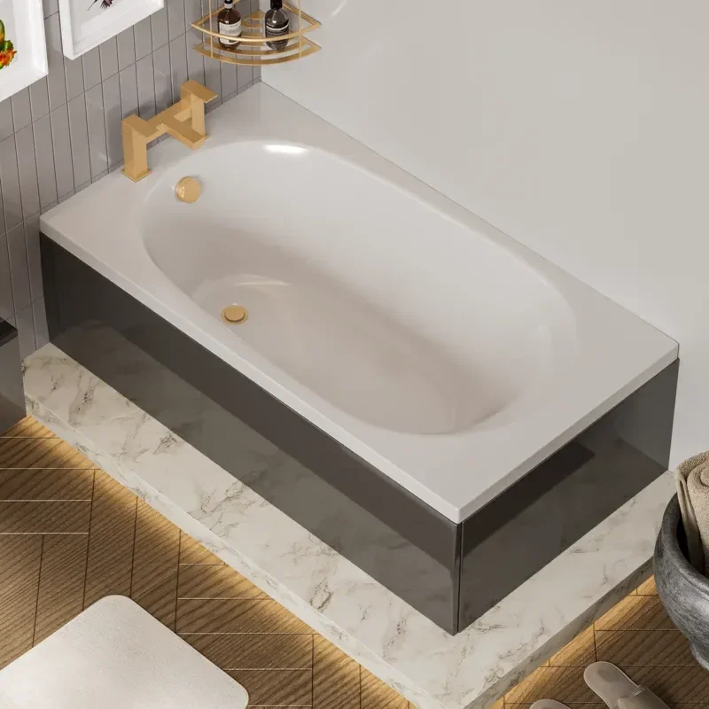 jivana small bath suite 600 grey vanity unit wc toilet gold