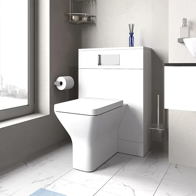 jivana small bath suite 600 white sink cabinet wc toilet chrome