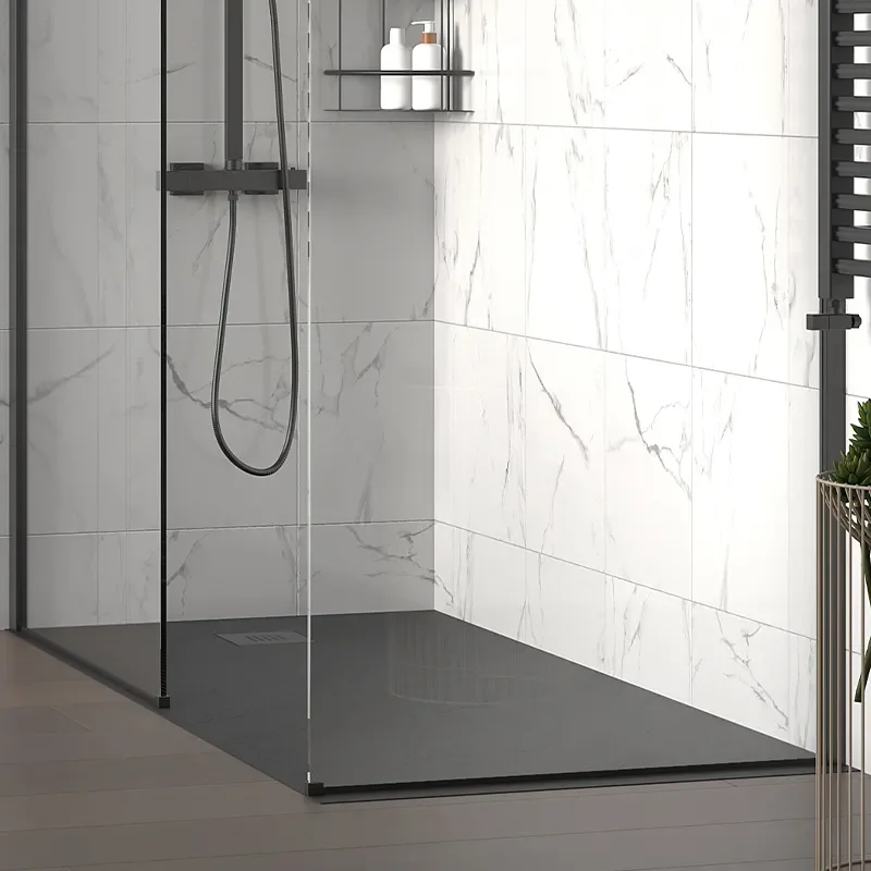 alan 1800 x 800 rectangular black slate tray 26mm