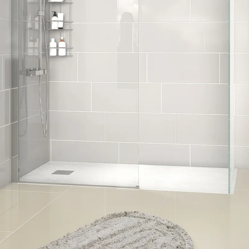 alan 1500 rectangular white slate tray 26mm