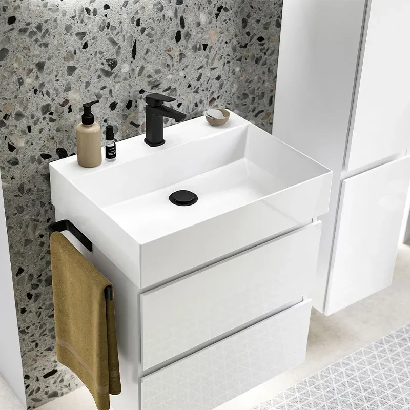 pelipal pcon select i 600mm vanity unit with azzurra basin