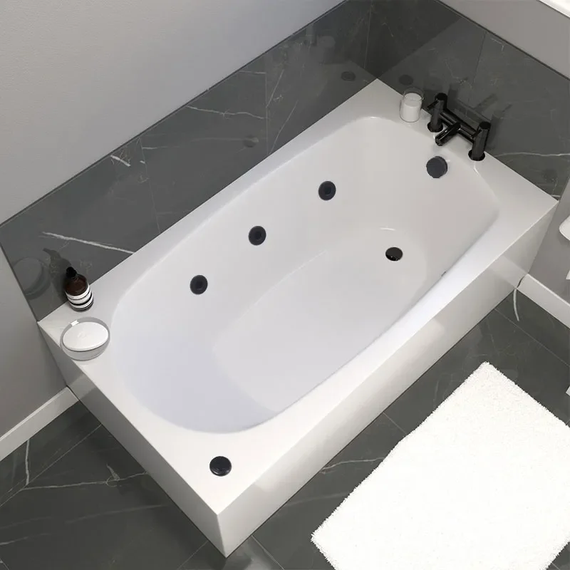 petite jacuzzi spa acrylic bath 1300x700 black jets