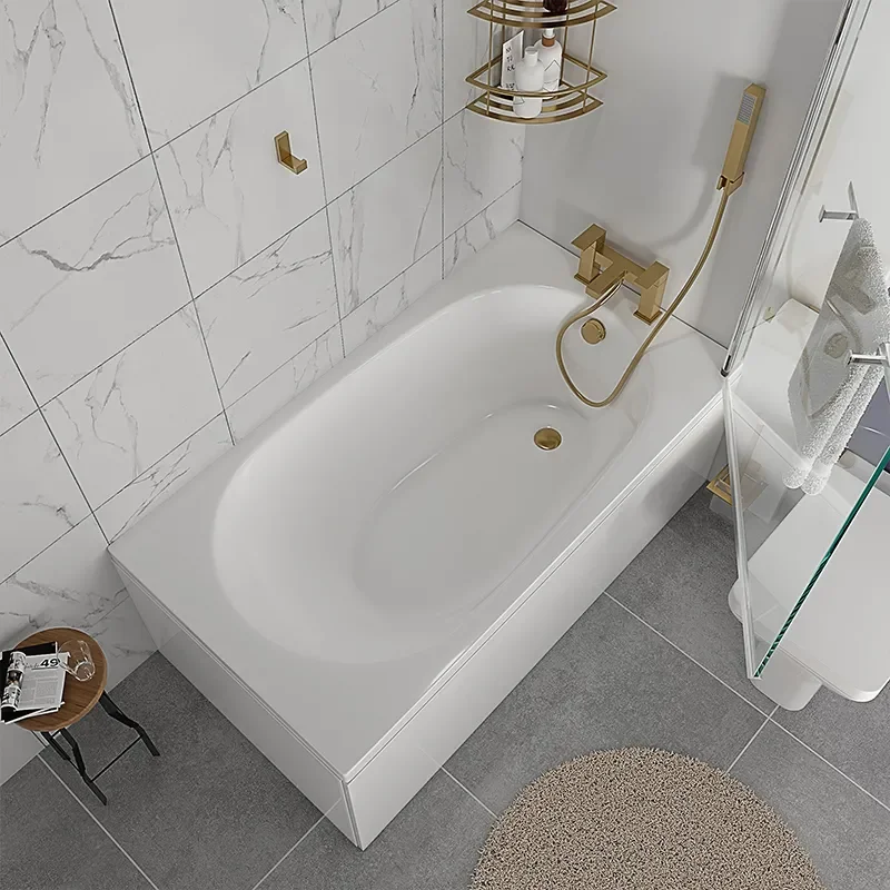 oliver green 1100 fitted furniture small bath suite gold handles