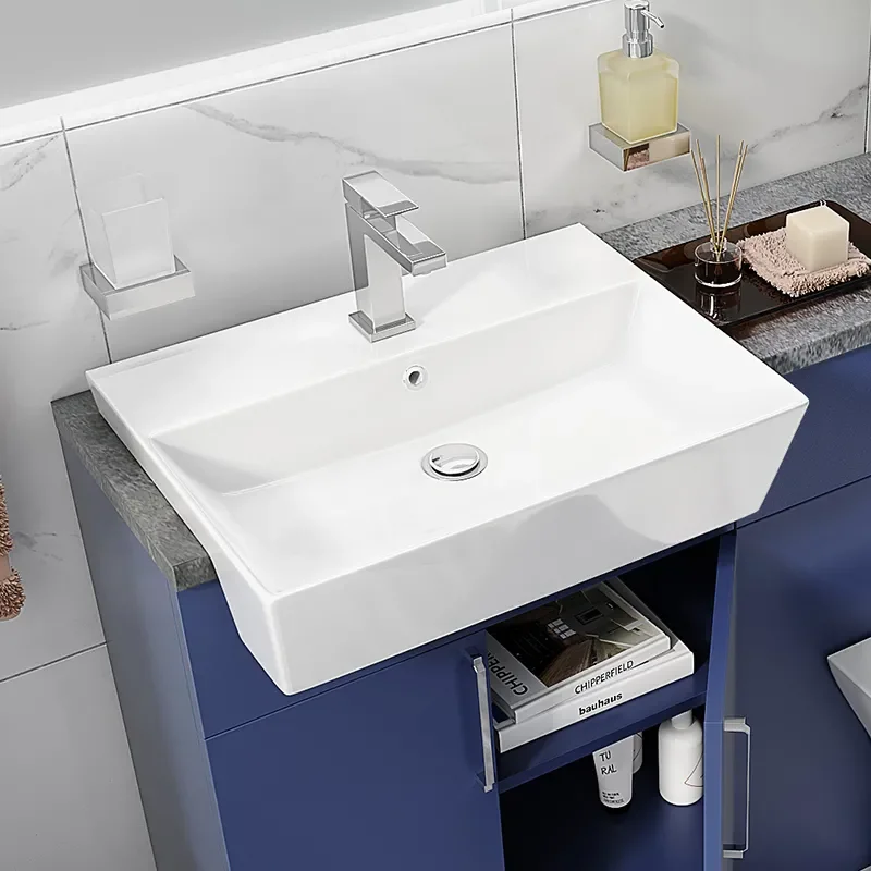 oliver navy blue 1100 combo fitted furniture chrome