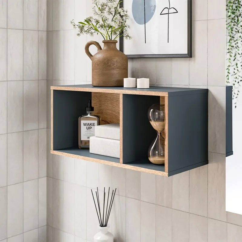 pelipal 6915 500mm cloakroom wall hung right hand vanity unit with worktop & round countertop basin (optional mirror, wall cabinet and shelves)