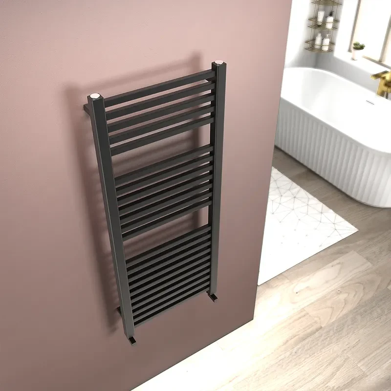 glade radiator matt black 1200 x 500