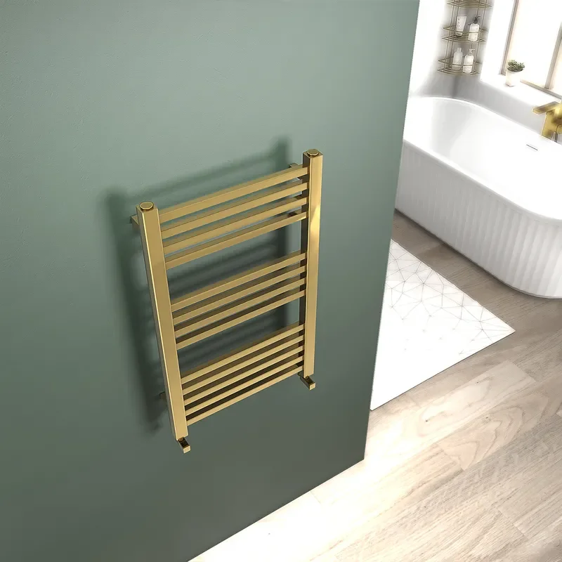 jivana radiator brushed brass 800 x 500