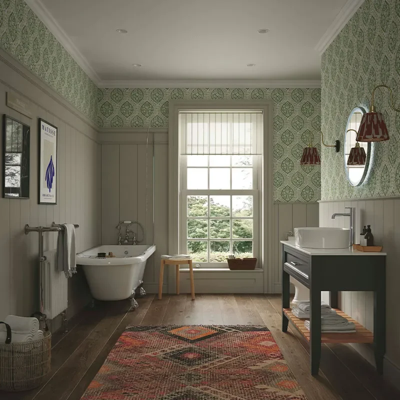 heritage broughton 1200mm graphite single washstand vanity unit with choice of white or black worktop