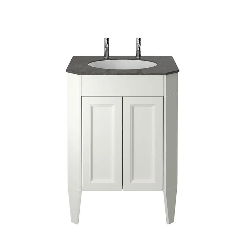 heritage caversham 600mm chantilly freestanding granley vanity with under counter basin