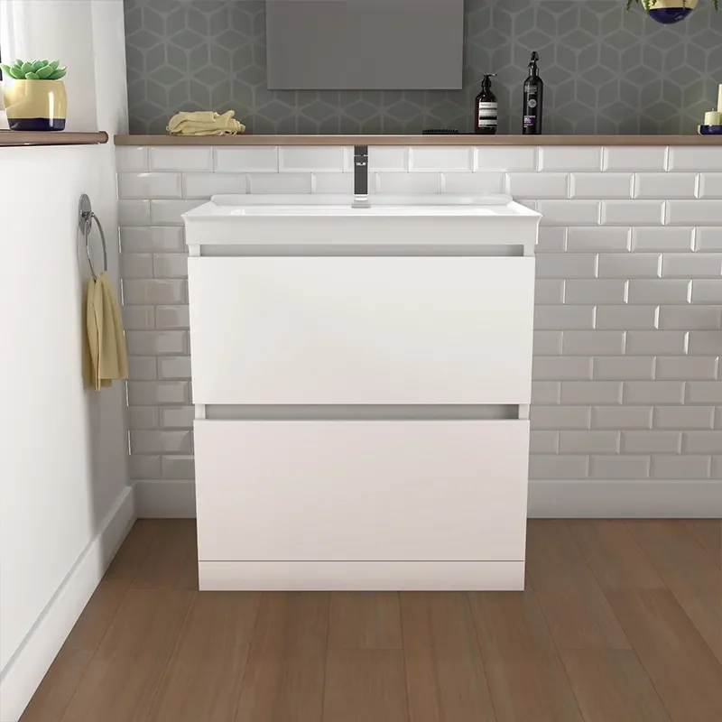 Ashford 800 White Basin Unit BTW Toilet
