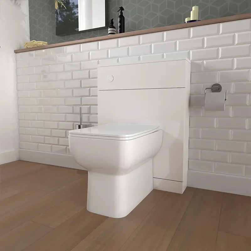Ashford 800 White Basin Unit BTW Toilet