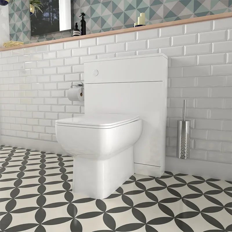 Ashford 600 White Basin Unit BTW Toilet