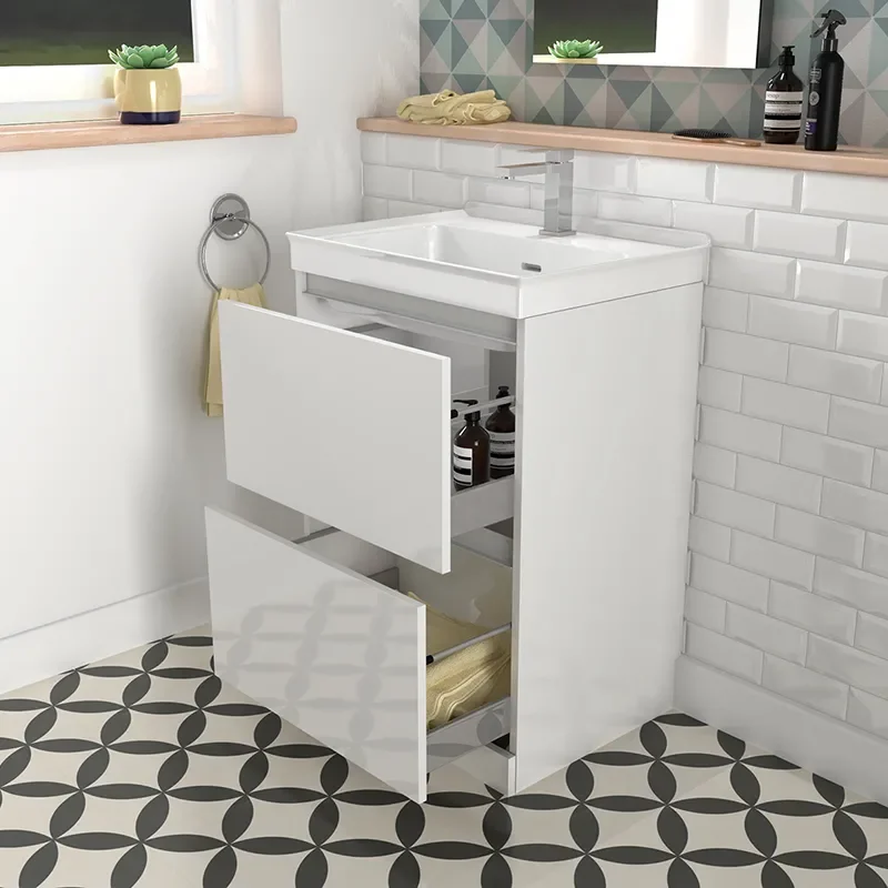 Ashford 600 White Basin Unit BTW Toilet