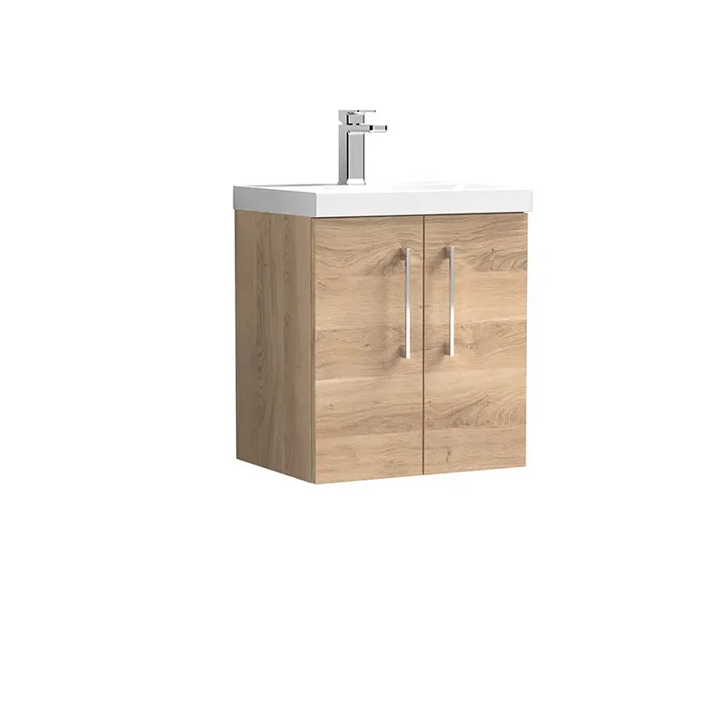 Diagram showing four styles of Nuie Basin for Vanity Units