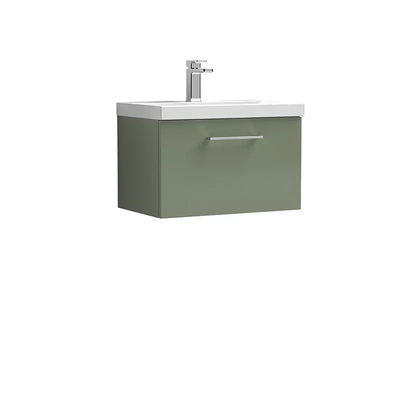 Diagram showing four styles of Nuie Basin for Vanity Units