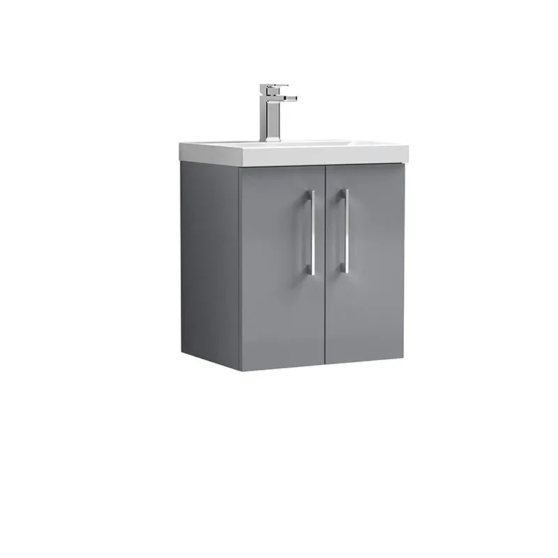 Diagram showing four styles of Nuie Basin for Vanity Units