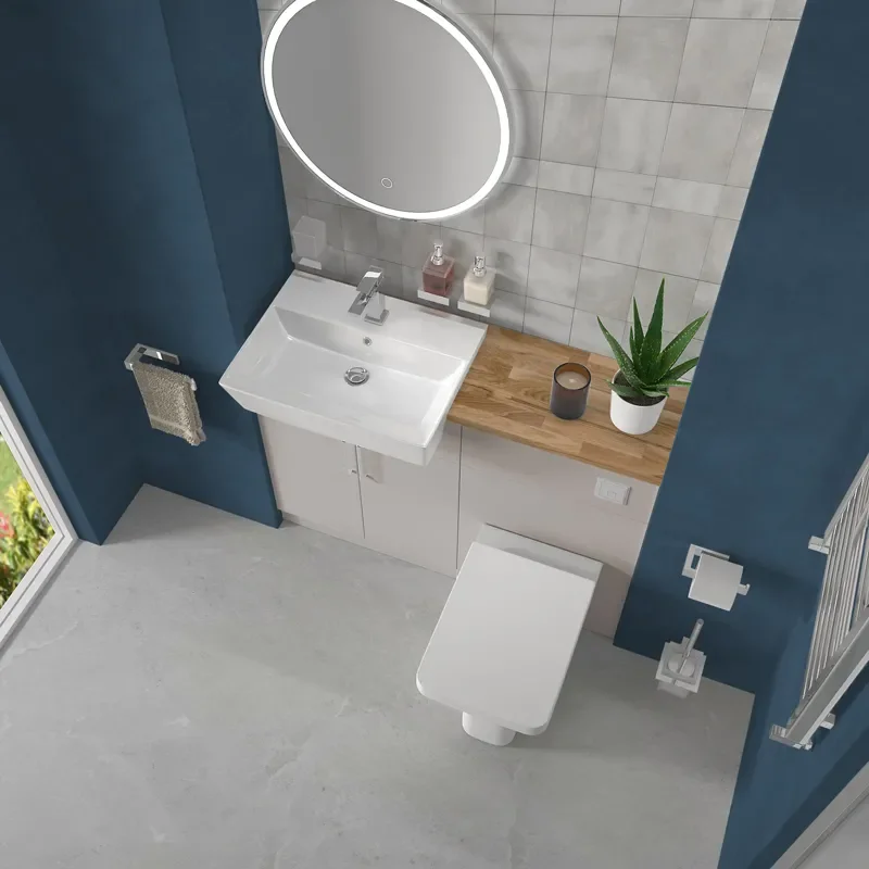 oliver cashmere 1100 fitted furniture unit with vanity toilet