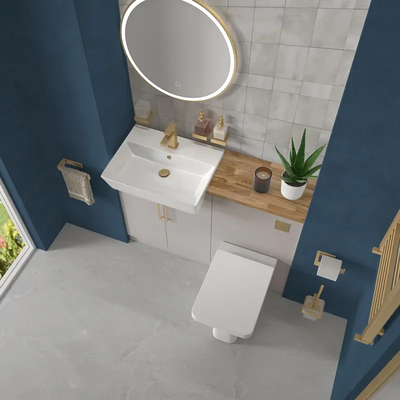 oliver cashmere 1100 fitted furniture unit with vanity toilet