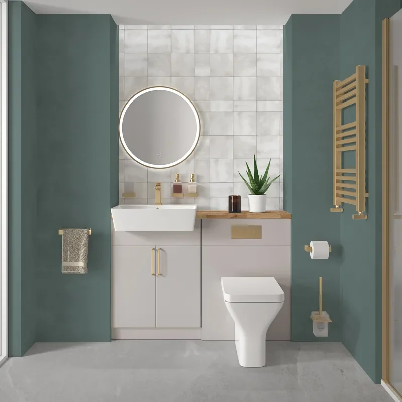 oliver 1200 cashmere vanity and toilet package