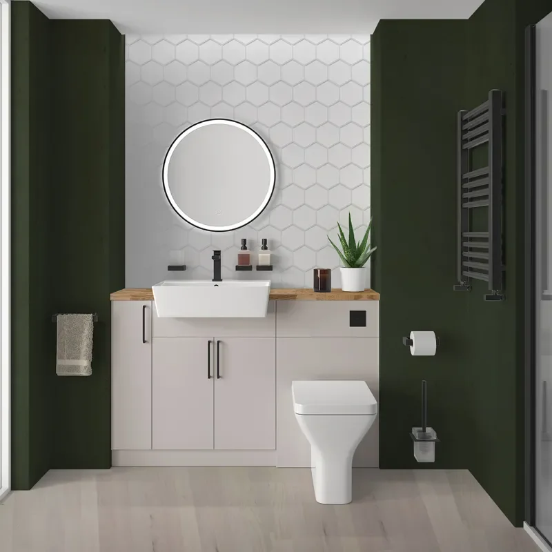 oliver cashmere 1300 basin unit with toilet suite