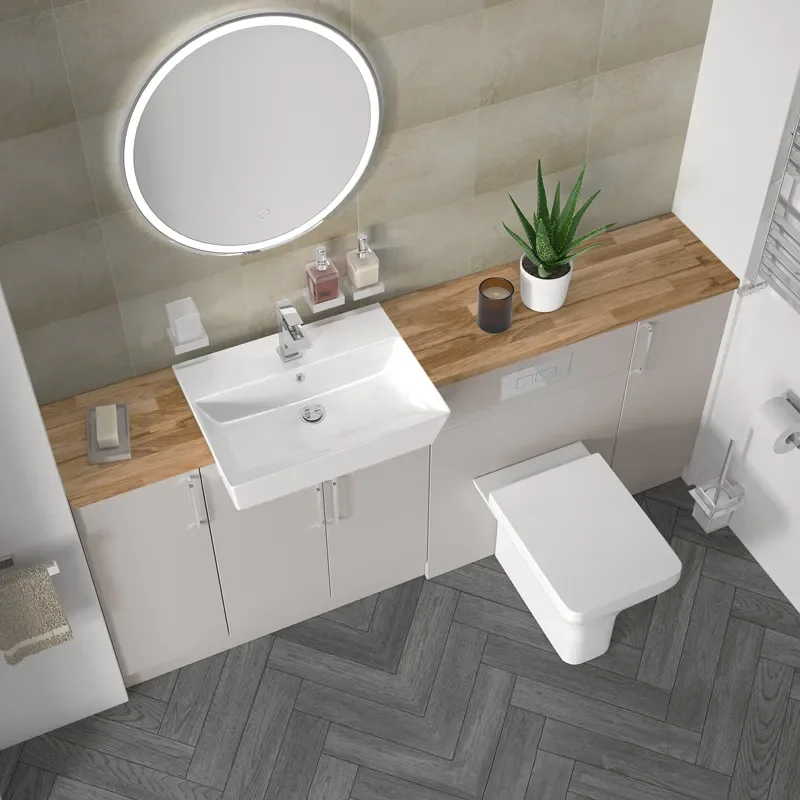 oliver cashmere 1800 vanity and wc toilet pack